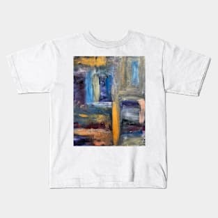 Distress abstract painting Kids T-Shirt